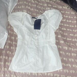 White Brandy Melville top NWT